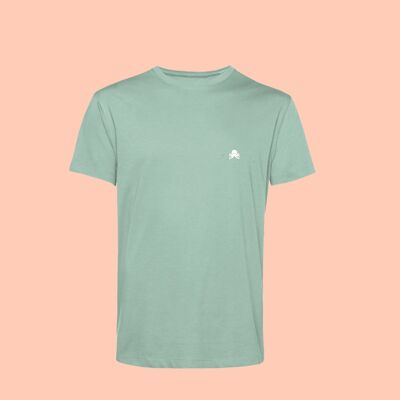 SNOC SOFT BASIC T-SHIRT - AQUAMARINE