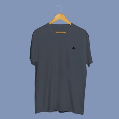 T-SHIRT SNOC BASIC. - GRIGIO PIOMBO