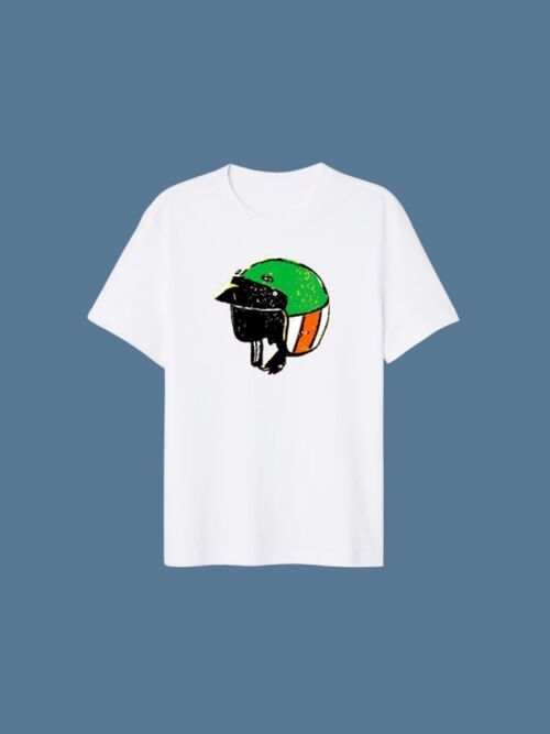 SNOC CAMISETA CASCO - BLANCO