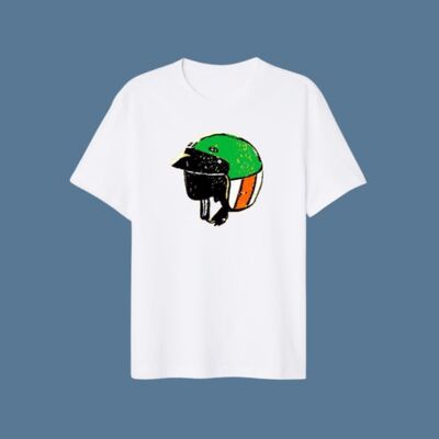 SNOC HELMET T-SHIRT - WHITE