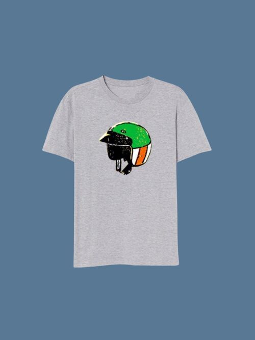 SNOC CAMISETA CASCO - GRIS CLARO