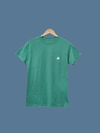 T-SHIRT COLORÉ SNOC - VERT FONCÉ