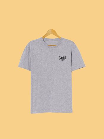 T-SHIRT SNOC LIFE - GRIS CLAIR