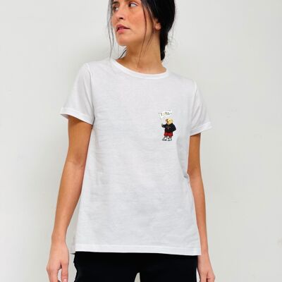 SNOC BEAR T-SHIRT - WHITE