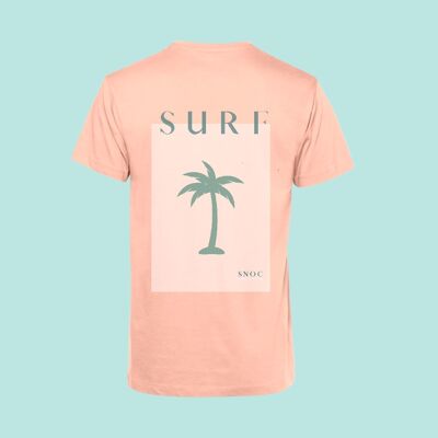 SNOC SURFING T-SHIRT 1994 - CORAL
