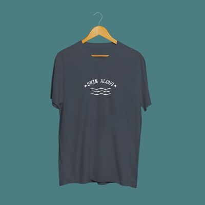 SNOC SWIM ALONG T-SHIRT - LEDER GRAU