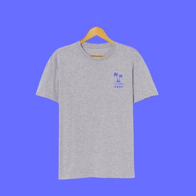 SNOC CAMISETA WAVES AND FRIENDS - GRIS CLARO