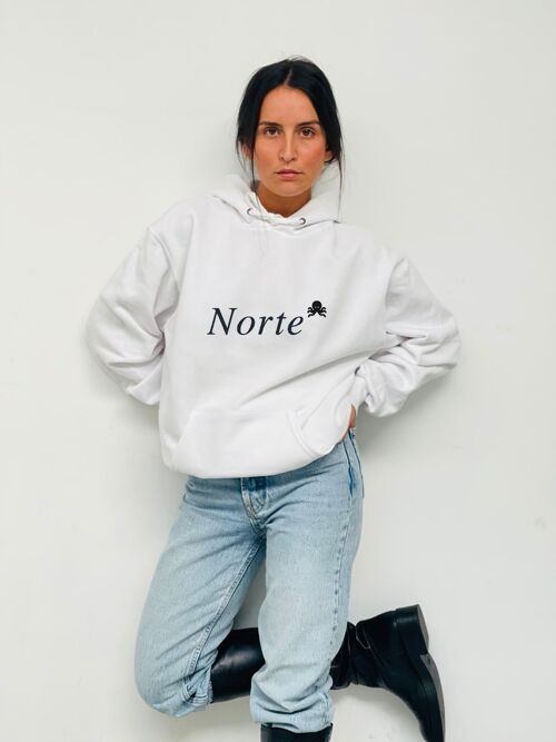 SNOC SUDADERA NORTE WOMAN - BLANCO