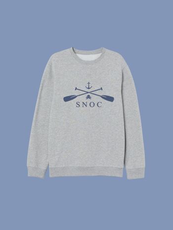 SWEAT-SHIRT ANCHOR - GRIS CLAIR