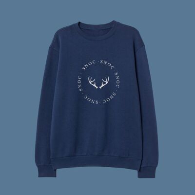 GEWEIH-SWEATSHIRT - MARINEBLAU