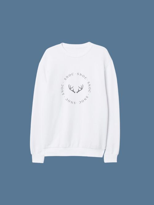 SUDADERA ANTLERS - BLANCO