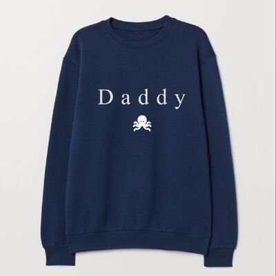 SUDADERA DADDY - AZUL MARINO