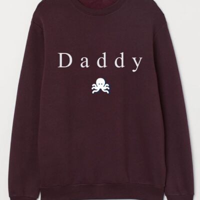 DADDY SWEATSHIRT - BURGUNDY