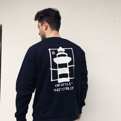 SUDADERA FARO - AZUL MARINO