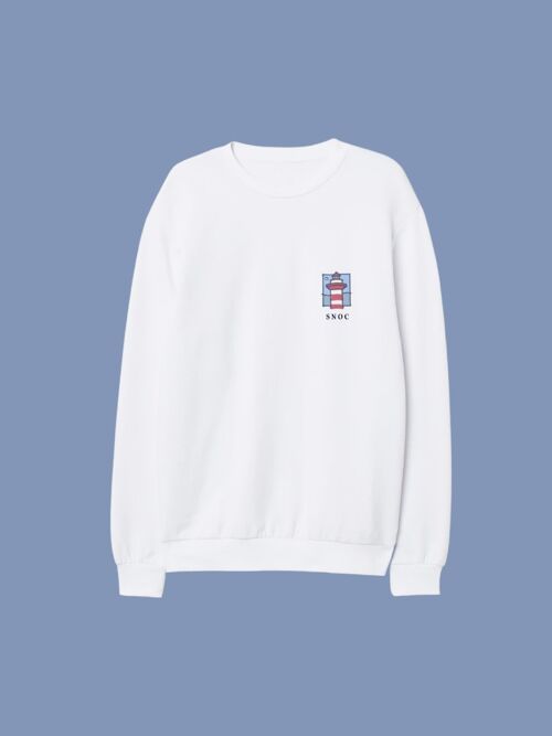 SUDADERA LITTLE FARO - BLANCO