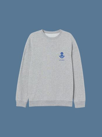 SWEAT SKIADOR LOGO - GRIS CLAIR