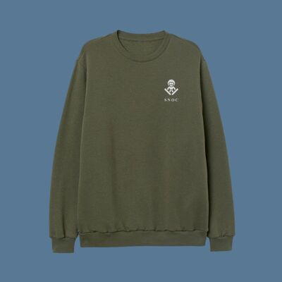 SKIADOR LOGO SWEATSHIRT - FLASCHENGRÜN