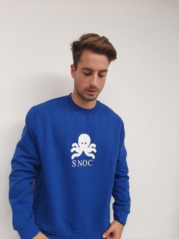 SWEAT-SHIRT BLEU ROI - BLEU ROI