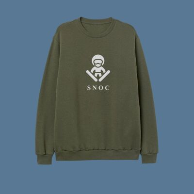 SKIADOR SWEATSHIRT - FLASCHENGRÜN