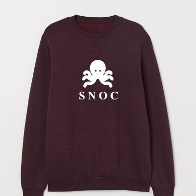 SNOC SWEATSHIRT - BURGUNDY