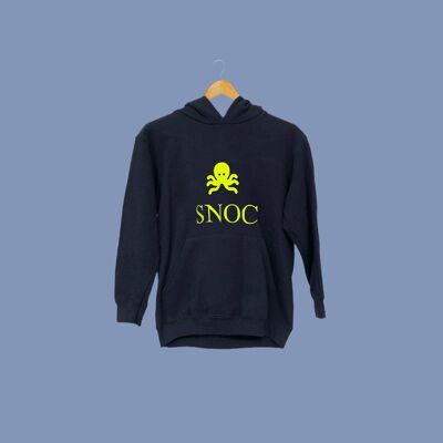 SUDADERA SNOC FLUOR NAVY - AZUL MARINO/ AMARILLO