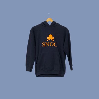 FELPA SNOC FLUOR NAVY - BLU NAVY/ ARANCIONE