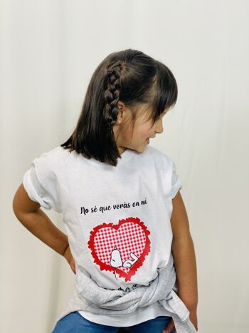 T-shirt basique Snoopy Saint Valentin 2