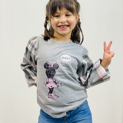 Maglietta a sbuffo di Minnie Shh