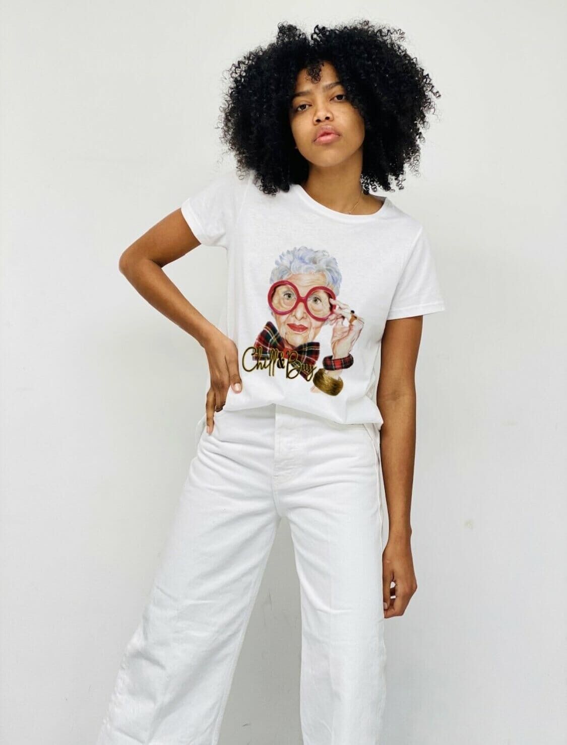 T-shirt basique Iris Tartan