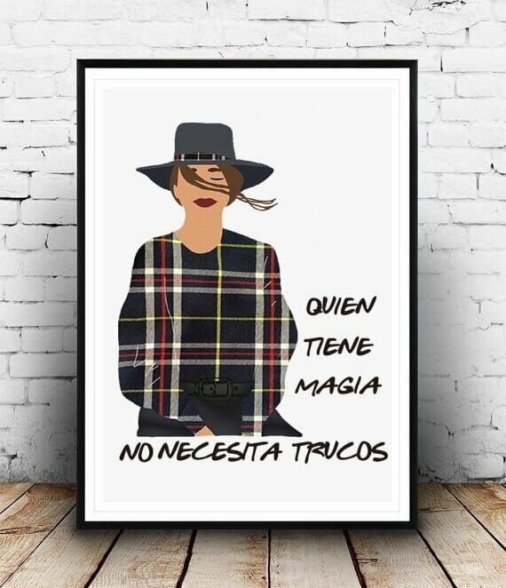 Magical Girl Art Print - Piccola (15 cm di larghezza x 21 cm di altezza)