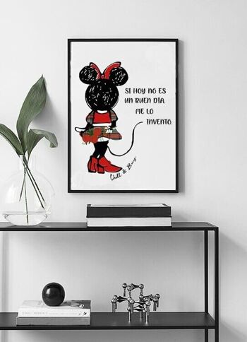 Affiche Minnie Bouquet - Grand (50 cm de large x 70 cm de haut) 5