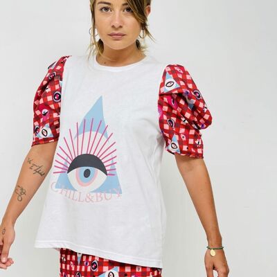 T-shirt a triangolo visivo Sara Eye