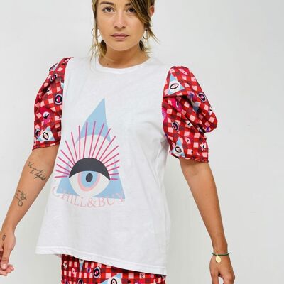 Sara Eye Visuelles Dreieck-T-Shirt