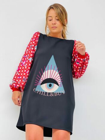 Robe bouffante Triangle Eye Visual 11