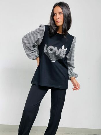 T-shirt bouffant Snoopy Love 3