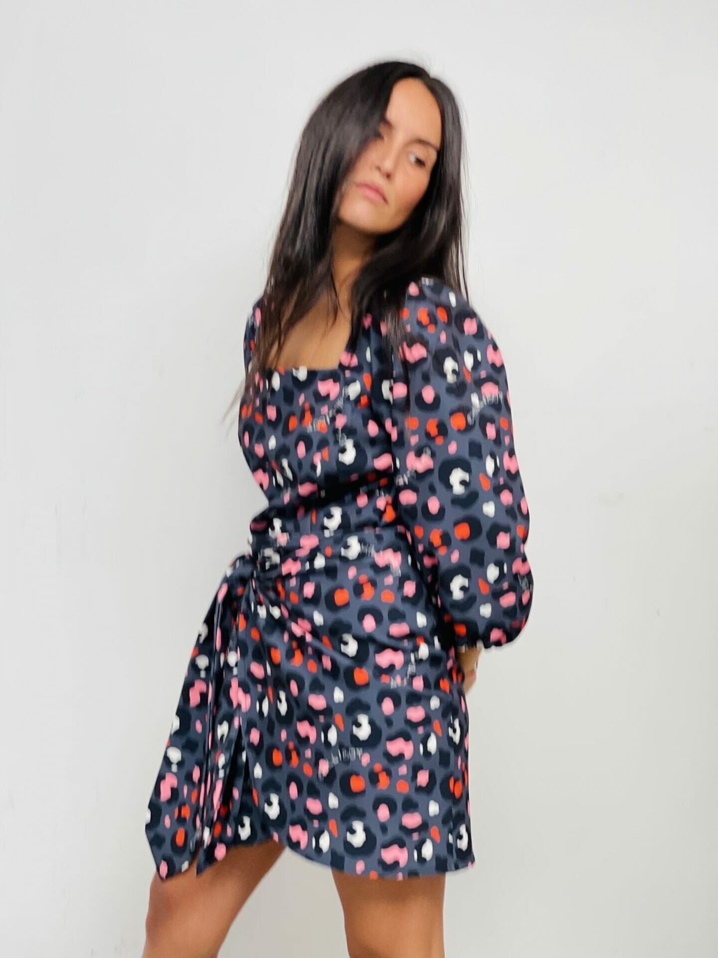 Minigonna Pareo grigio selvaggio