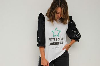 T-shirt à manches pilier stellaire Never Stop 3