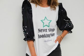 T-shirt à manches pilier stellaire Never Stop 4