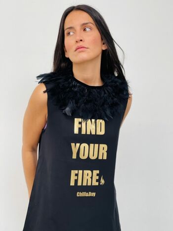 Trouvez votre t-shirt à col plumes de feu 4