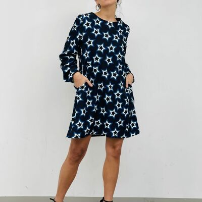 Alma Star Print Dress