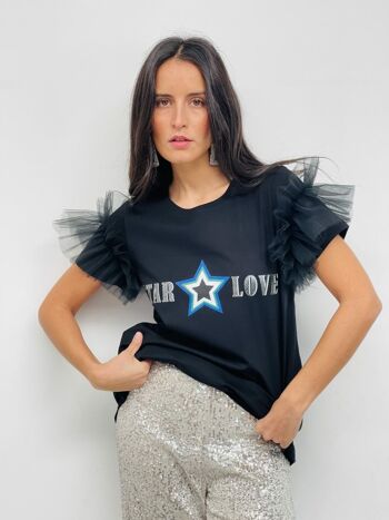 T-shirt en tulle Star Love 2
