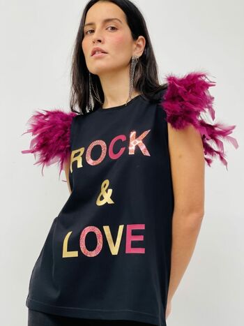 T-shirt à plumes Rock&Love 2
