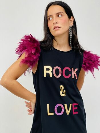 T-shirt à plumes Rock&Love 4