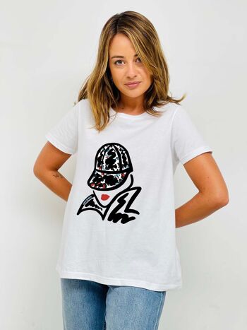 T-shirt Basique Fille Casquette Terrestre 44