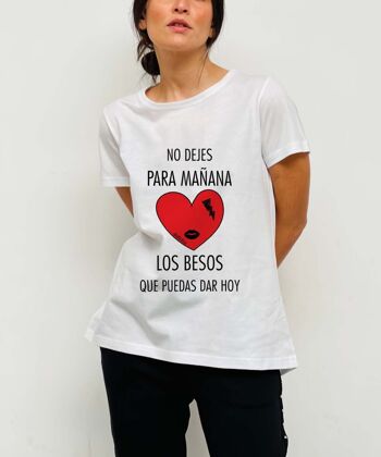 T-shirt basique Bisous du cœur 3