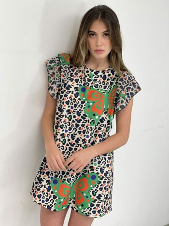 Robe volantée à imprimé Keira 7