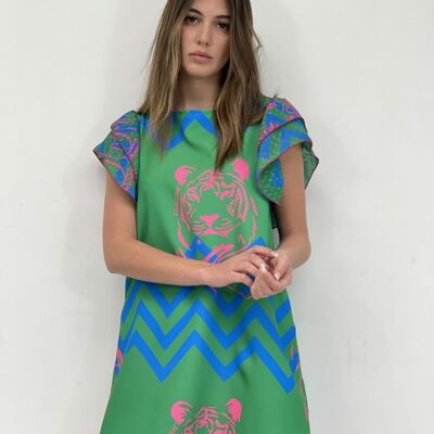 Keira Geo Tiger Dress