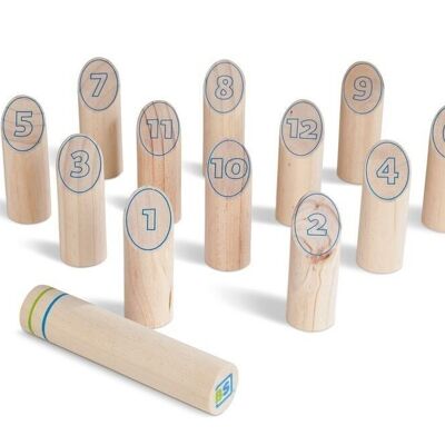 Juego de lanzamiento finlandés - juguete de madera - juego al aire libre - juego para niños - Bs Toys