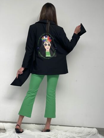 Blazer à nœud mosaïque Frida 4