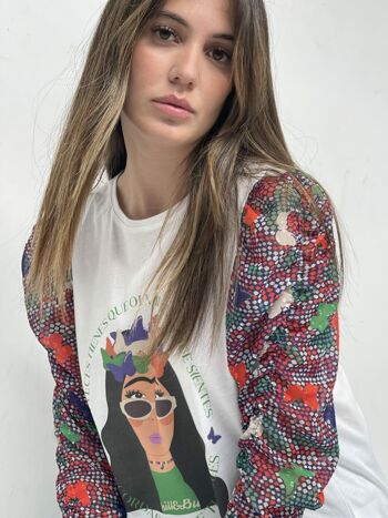T-shirt Mosaïque Frida Cannelle 3